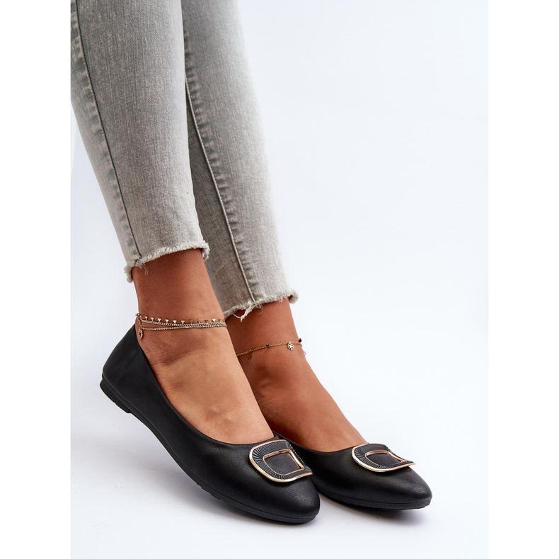 Ballet flats Model Enicoria 9988-72 Black - Step in style 1
