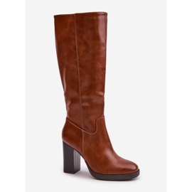 Boots Model Riamaya CHC295 Camel - Step in style brown 2