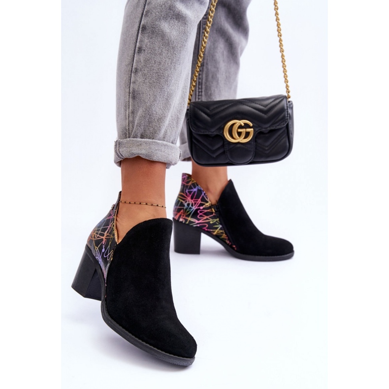 Boots Model Maciejka 04492-99 Black Leather - Step in style 2