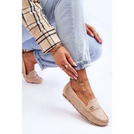 Moccasins Model Castelo JU052 Beige - Step in style 2