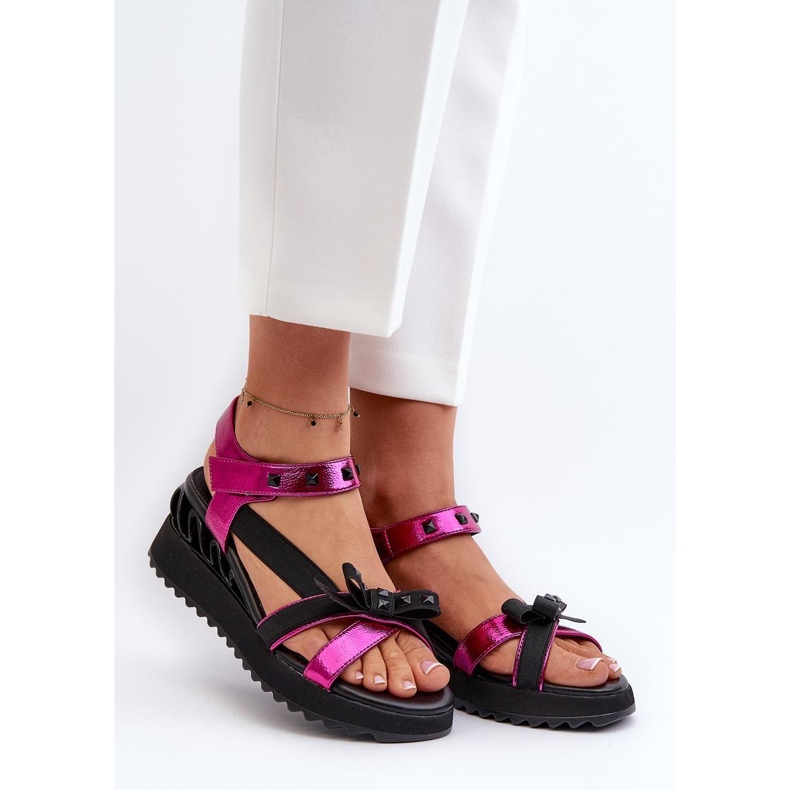 Sandals Model Da CR956 Fuchsia - Step in style pink 1