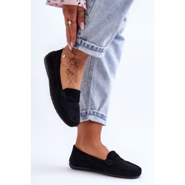 Moccasins Model Lenvie FT245 Black - Step in style 1