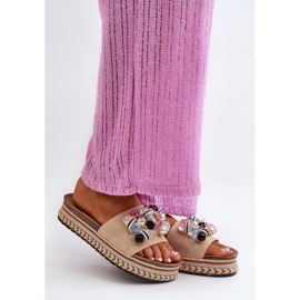 Sandal Flip-flops Model S.Barski HY077 Beige - Step in style 1