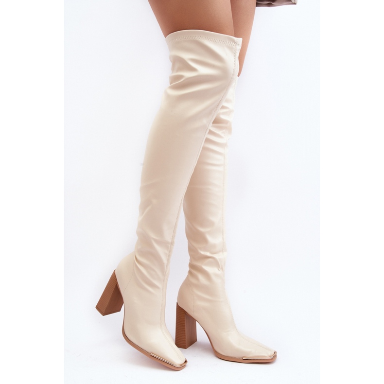 Boots Model Orcella 6028 Beige - Step in style 1