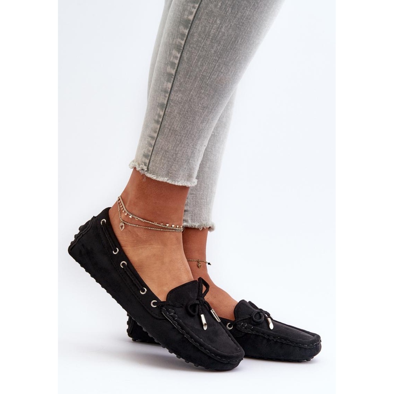 Moccasins Model Anemilda ZK090 Black - Step in style 1