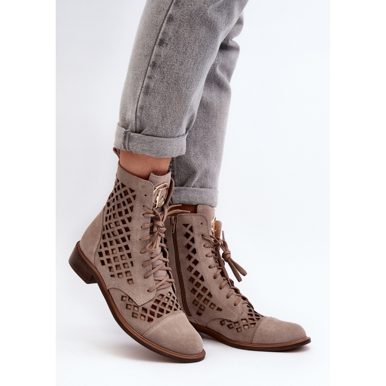 Boots Model Zazoo 2695/024 Beige - Step in style 1