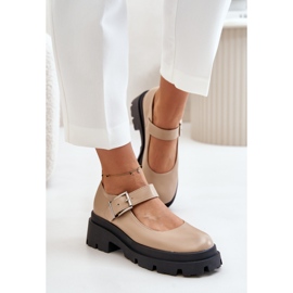 Shoes Model Plikuria 1813 Beige - Step in style 1