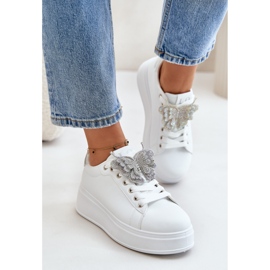 Sports Shoes Model Naritevia YY-23 White/Silver - Step in style 1