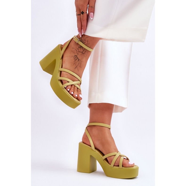 Sandals Model Shemira 78-130 Green - Step in style 2 Sandals Model Shemira 78-130 Green - Step in style 2
