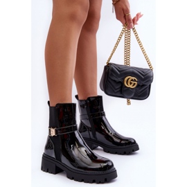 Chelsea boots Model Elspetia F35-1 Black Varnish - Step in style 1