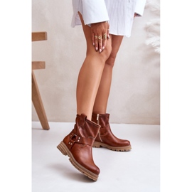 Boots Model Lewski 3610 Brown Leather - Step in style 1