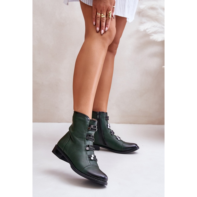 Boots Model Evalith ASA62-30 Green - Step in style 1