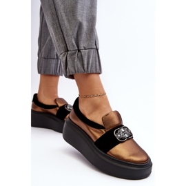 Shoes Model Laura Messi 2697/744-300 Gold - Step in style yellow 2