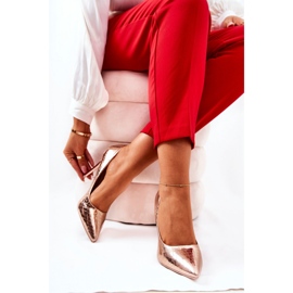 High heels Model Tissoria LY177-4 Pink/Gold - Step in style 1