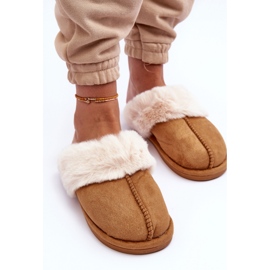 Slippers Model Pinky BO-609 Camel - Step in style brown 2