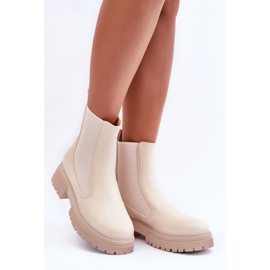 Chelsea boots Model Isminna BM67 Beige - Step in style 1