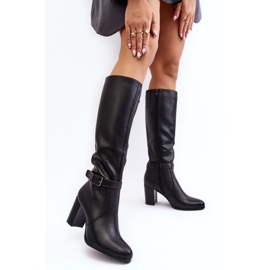 Boots Model Sendilia KZ103 Black - Step in style 1
