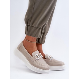 Moccasins Model S.Barski LR720 Beige - Step in style 1