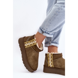 Snow boots Model Vebissat W5829 Green - Step in style 2