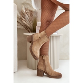 Boots Model Arkesia KE219 Beige - Step in style 1