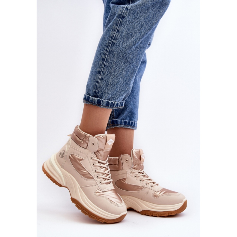 Boots Model Lee Cooper LCJ-23-44-1972L Beige - Step in style 1