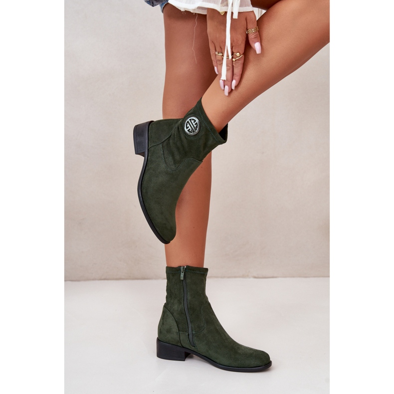 Boots Model Lerioria ASA198-28 Green - Step in style 2