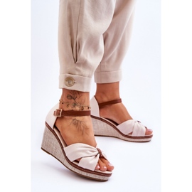 Sandals Model Daphne M338 Light Beige - Step in style 1