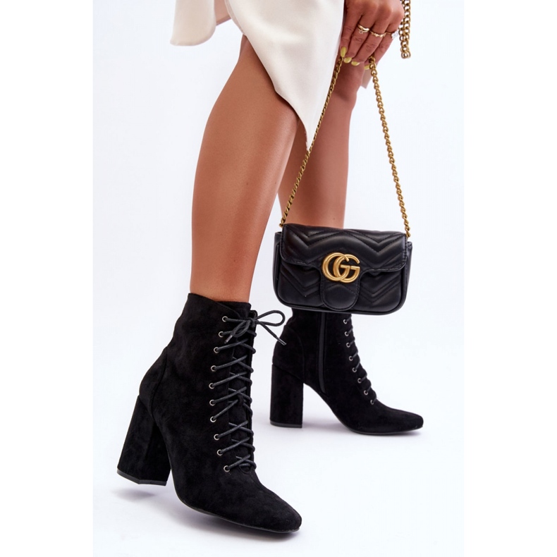 Boots Model Saolio L08-237 Black Suede - Step in style 2