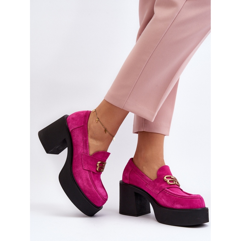 Shoes Model Zazoo 20170 Fuchsia Suede - Step in style pink 2