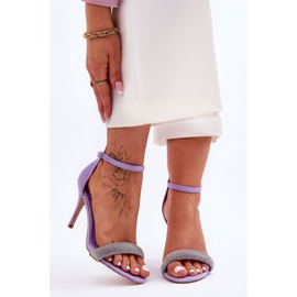 Model Moments LY-9268-3 Violet sandals - Step in style purple 1
