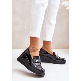 Moccasins Model Vinceza 58337 Black - Step in style 1