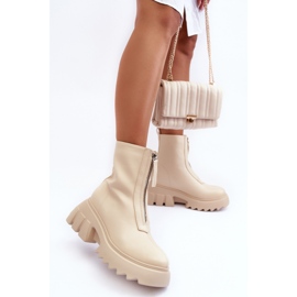 Boots Model Kusma JJ52P Beige - Step in style 1