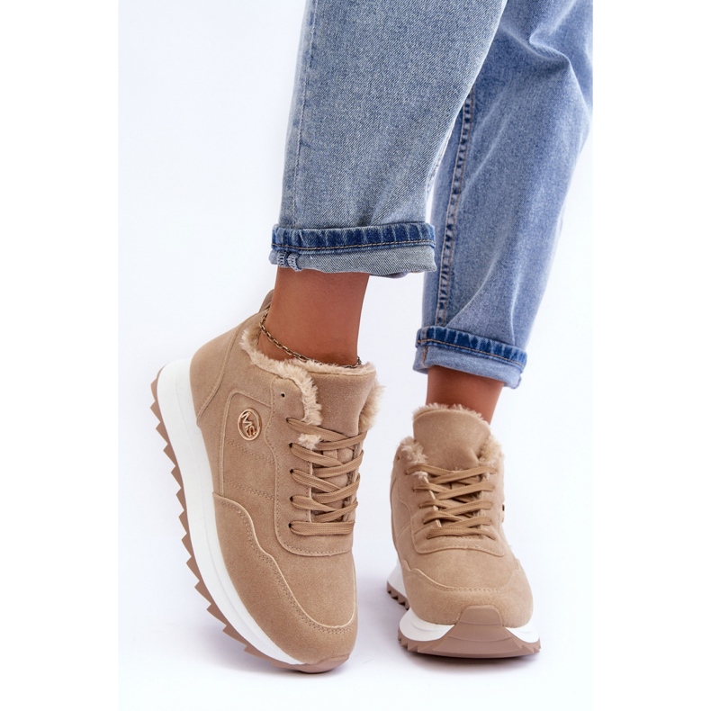 Sports Shoes Model Adite TL233-63 Dark Beige - Step in style 1 Sports Shoes Model Adite TL233-63 Dark Beige - Step in style 1