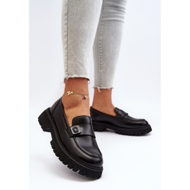 Moccasins Model Flanila 62124 Black Leather - Step in style 2