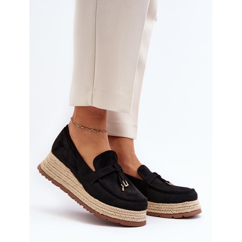 Moccasins Model Torresia C-397 Black - Step in style 1