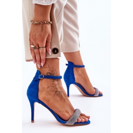 Model Moments LY-9268-4 Blue sandals - Step in style 1