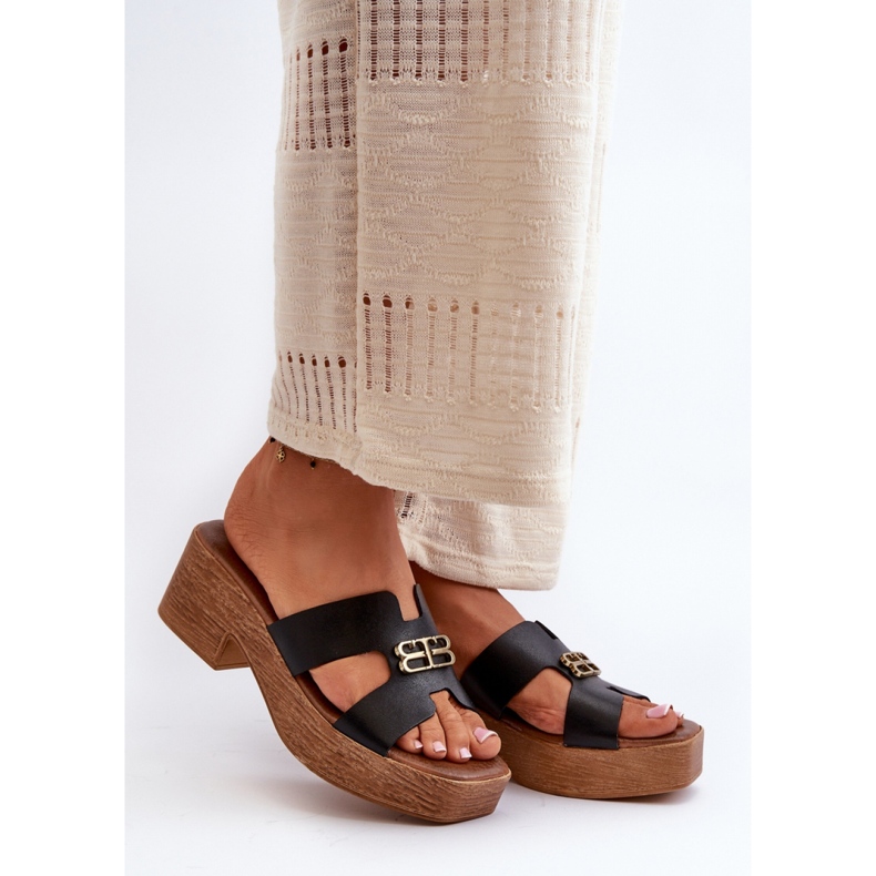 Sandal Flip-flops Model Zazoo 40412 Black - Step in style 1