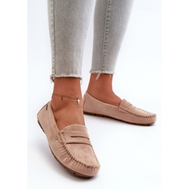 Moccasins Model Rerceria HH712-8/HH712D-8 Light Beige - Step in style 1