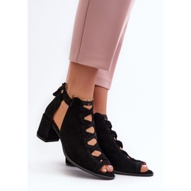 Sandals Model Maciejka 06456-01 Black - Step in style 1