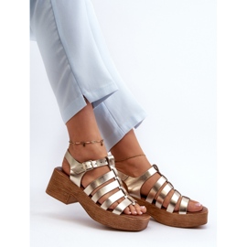 Sandals Model Zazoo 40410 Gold - Step in style yellow 2