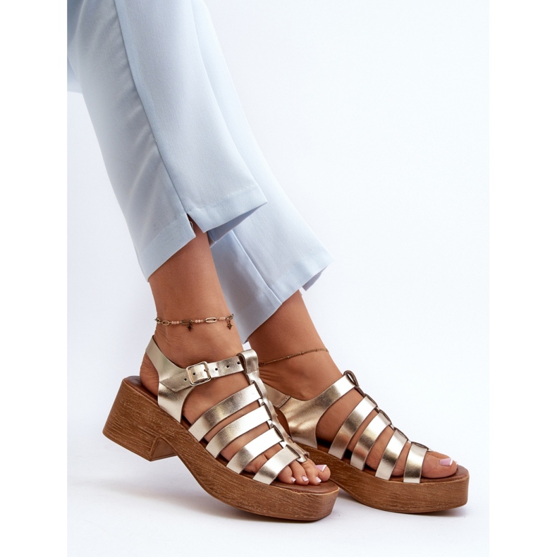 Sandals Model Zazoo 40410 Gold - Step in style yellow 2