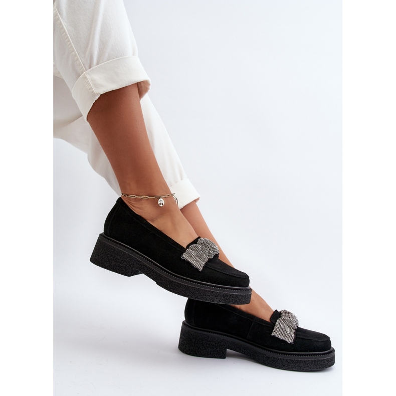 Moccasins Model Zazoo 3419 Black Suede - Step in style 1