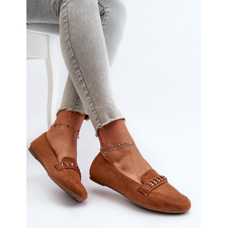 Moccasins Model Aredilla 9988-73 camel - Step in style brown 1