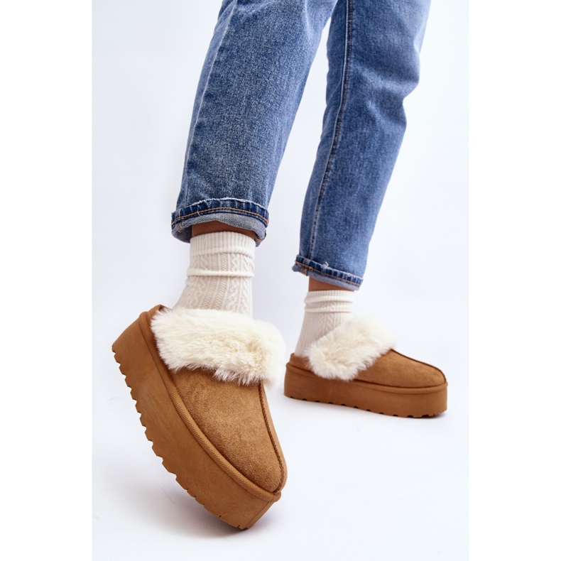 Slippers Model Starlyn BL396 Camel - Step in style brown 2