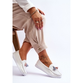 Moccasins Model Lanzarot 23PB08-5372 White - Step in style 1