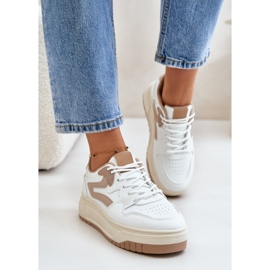 Sports Shoes Model Henizore 1W-N3 White/Beige - Step in style 1