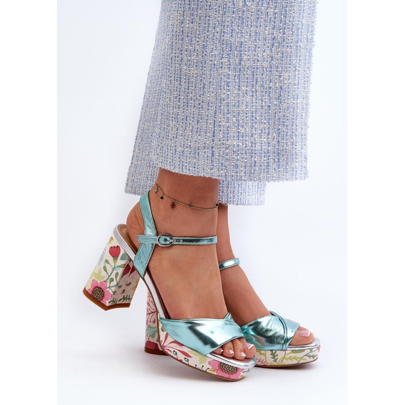 Sandals Model Da CR980 Blue - Step in style 1