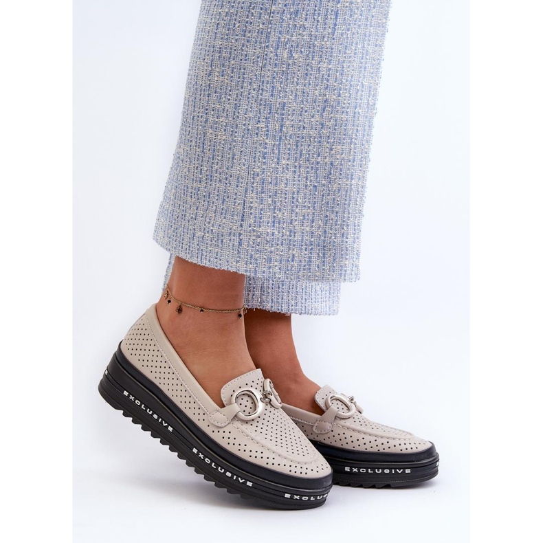Moccasins Model S.Barski LR750 Beige - Step in style 1