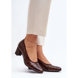 Pumps Model Cynania 58307 Brown - Step in style 1