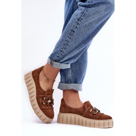 Shoes Model Lewski 3398 Brown Suede - Step in style 2